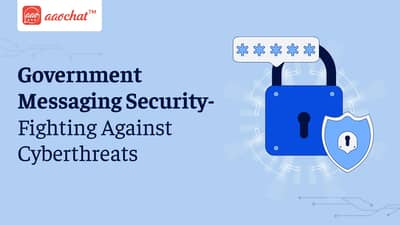 Data privacy in government messaging with secure platforms.