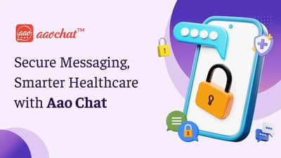 Take a step towards cost reduction with secure messaging with Aao Chat.