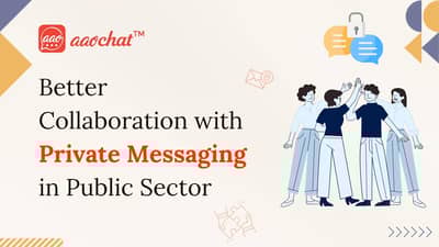 Switch to private messaging for internal teams for better cross-department collaboration.